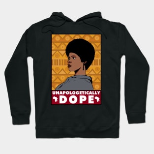 unapologetically dope Afro retro hair vintage african Hoodie